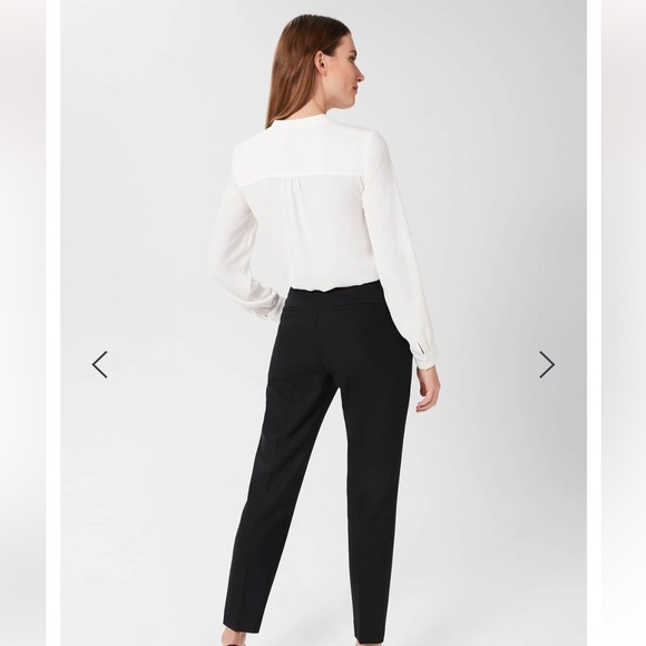 HOBBS London white button down Safi blouse - Picture 2 of 5